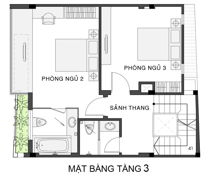 Mau Nha 3 Tang Mat Tien 7m 17