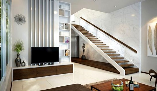 Bố trí cầu thang dọc trên tường sẽ giúp bạn tiết kiệm không gian một cách hiệu quả. Bằng cách sử dụng các vật liệu và kiến ​​trúc phù hợp, bạn có thể tạo nên một không gian mang tính thẩm mỹ cao, giúp cho không gian sống của bạn trở nên tiện nghi hơn.