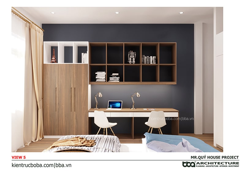 Thiet Ke Noi That Nha 4 Tang 4x16 M2 Mr Quy Tan Phu 5