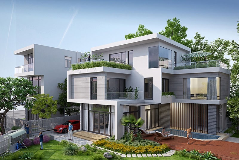 Mẫu biệt thự biển đẹp