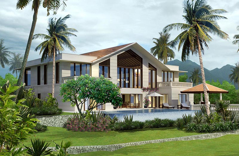 Mẫu biệt thự biển đẹp