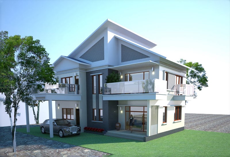 Mẫu biệt thự nhà vườn đẹp