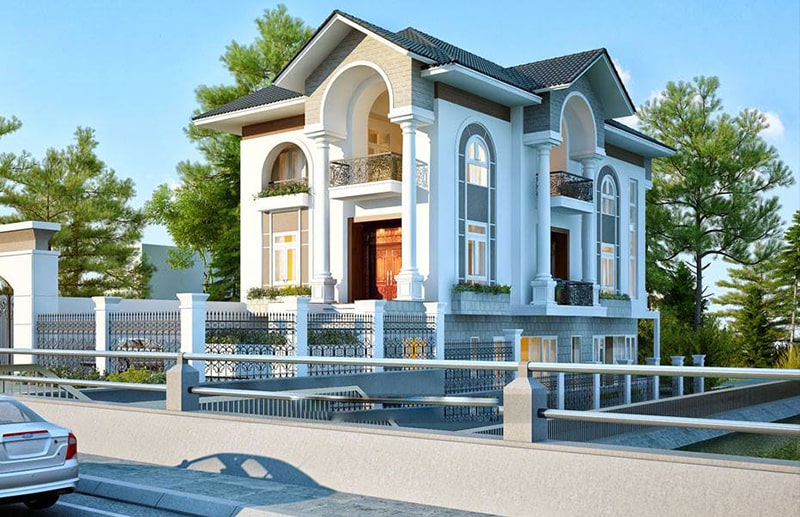 Mẫu biệt thự nhà vườn đẹp