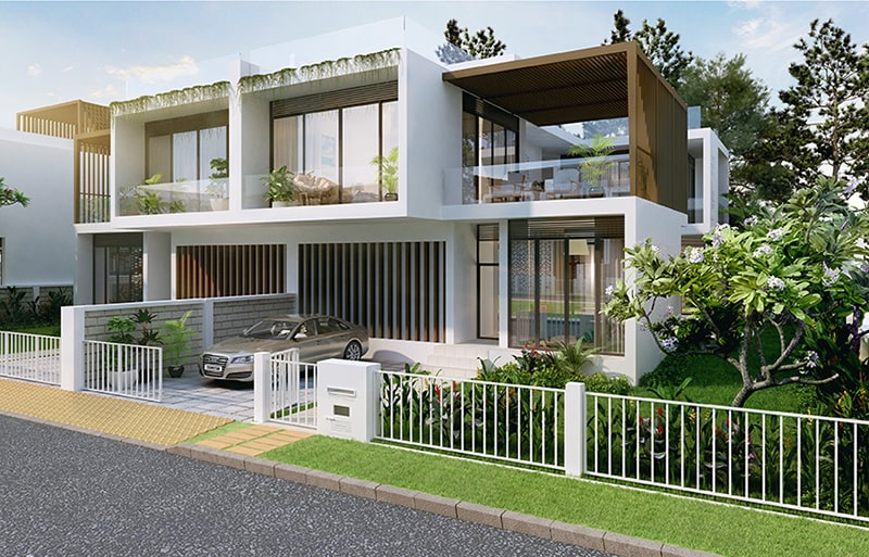 Mẫu biệt thự nhà vườn đẹp