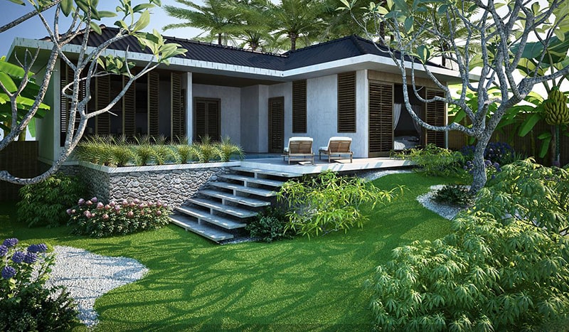 Mẫu biệt thự nhà vườn đẹp