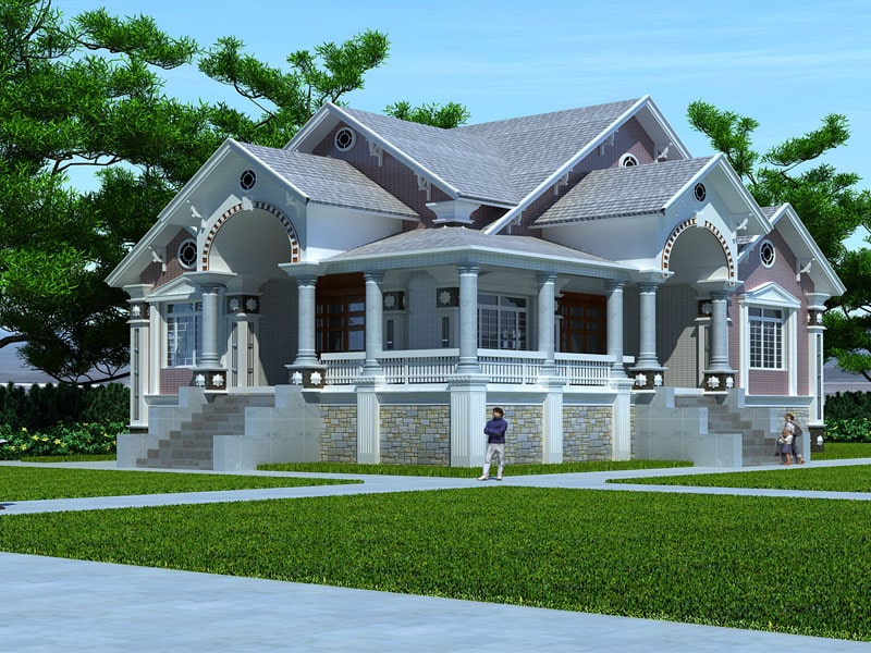 Mẫu biệt thự nhà vườn đẹp