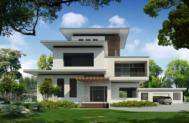 Mẫu biệt thự nhà vườn đẹp