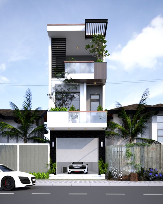 Mẫu nhà ống 3 tầng đẹp