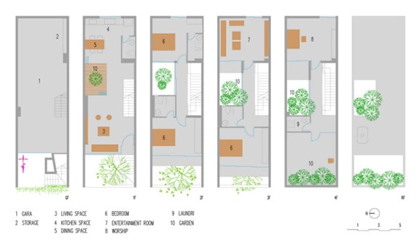Mẫu nhà phố 5x15m