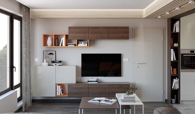 Thiết kế nội thất căn hộ chung cư 90m2