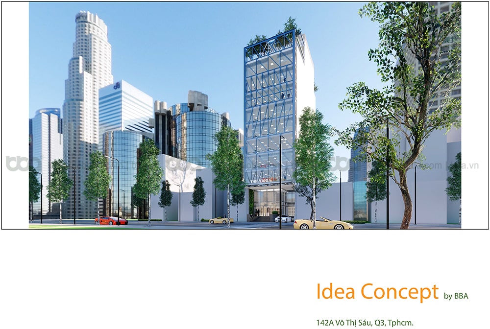 Thiết kế tòa nhà văn phòng hiện đại Võ Thị Sáu | Quận 3