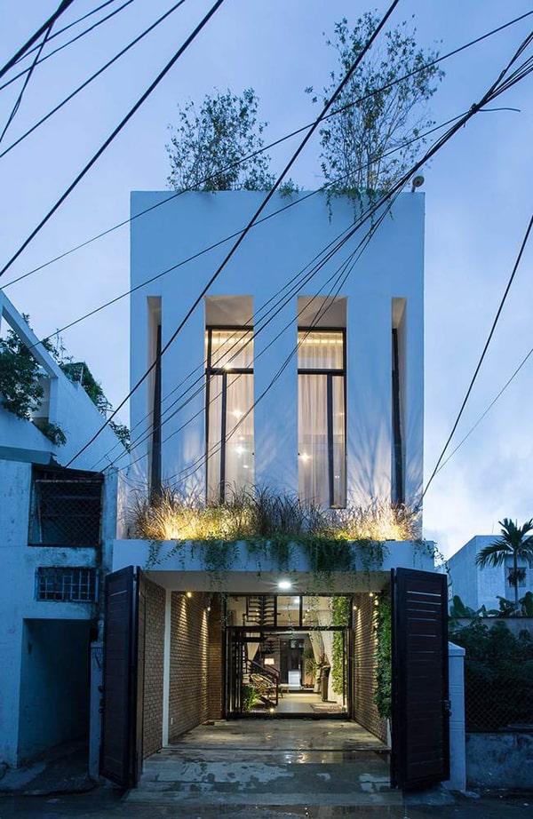 Xây nhà ống 3 tầng phong cách hiện đại