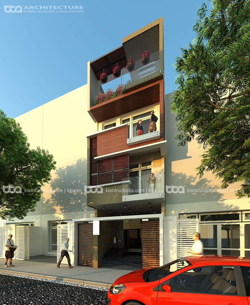 Thiết kế nhà phố hiện đại