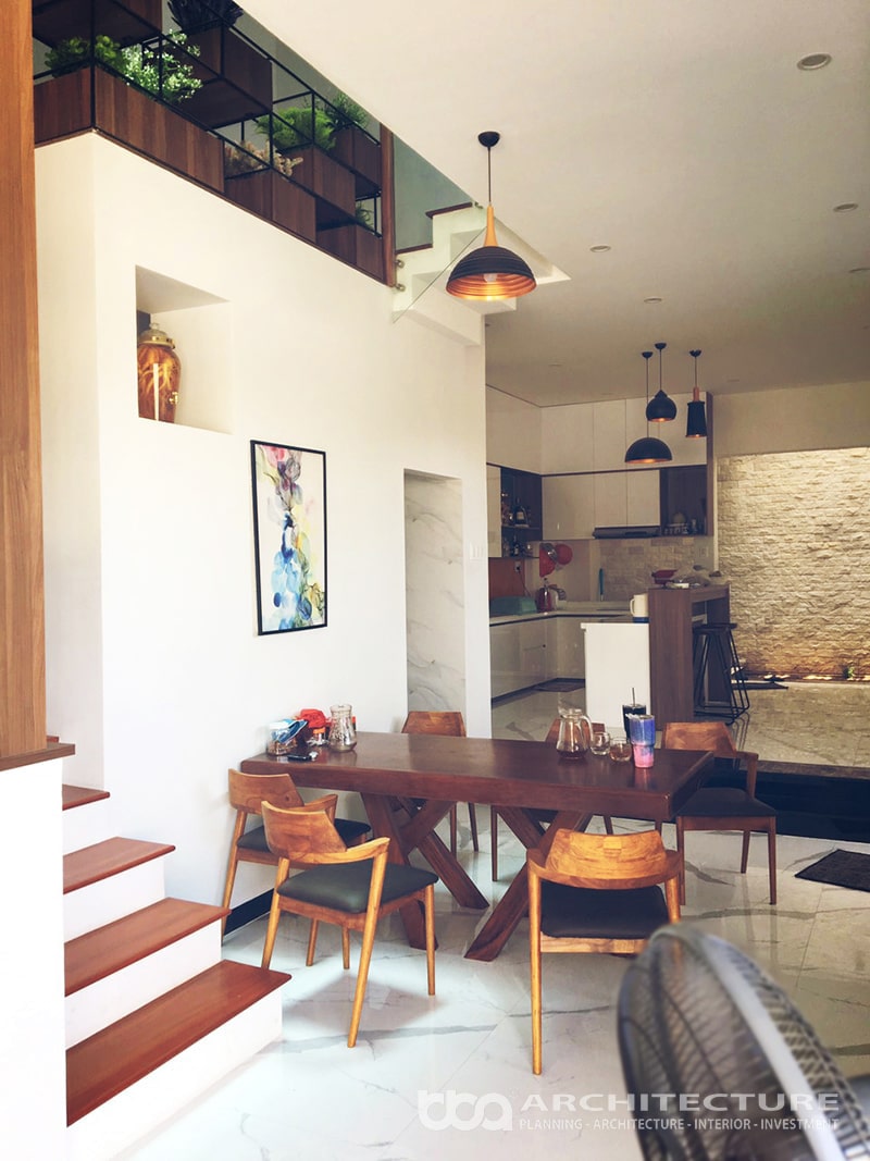 Thi công biệt thự phố 3 tầng hiện đại - Bình Thuận
