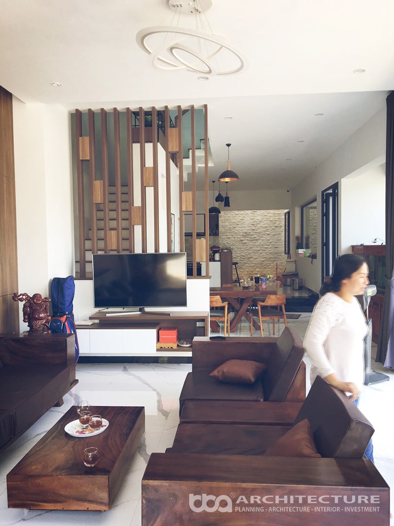 Thi công biệt thự phố 3 tầng hiện đại - Bình Thuận