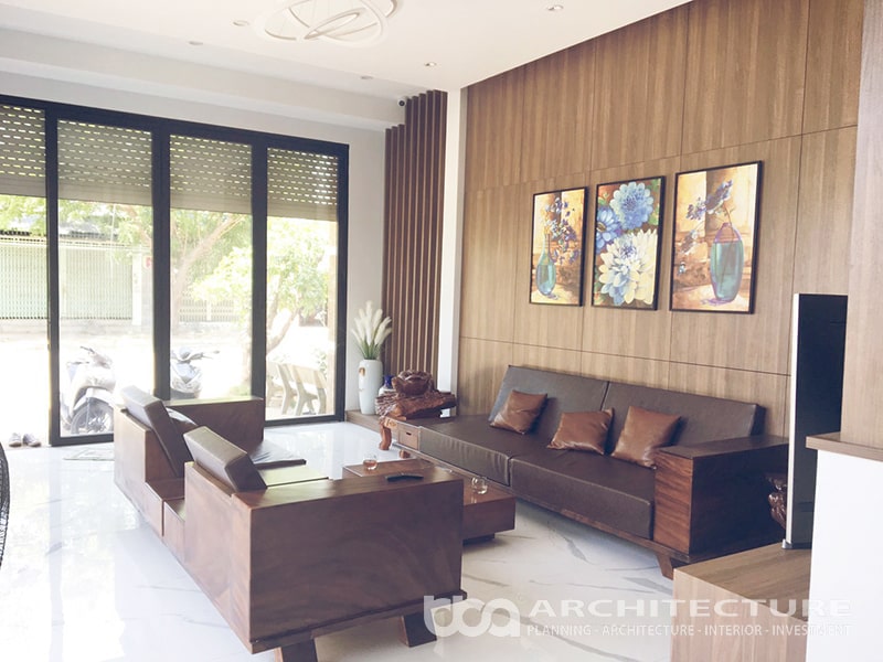 Thi công biệt thự phố 3 tầng hiện đại - Bình Thuận