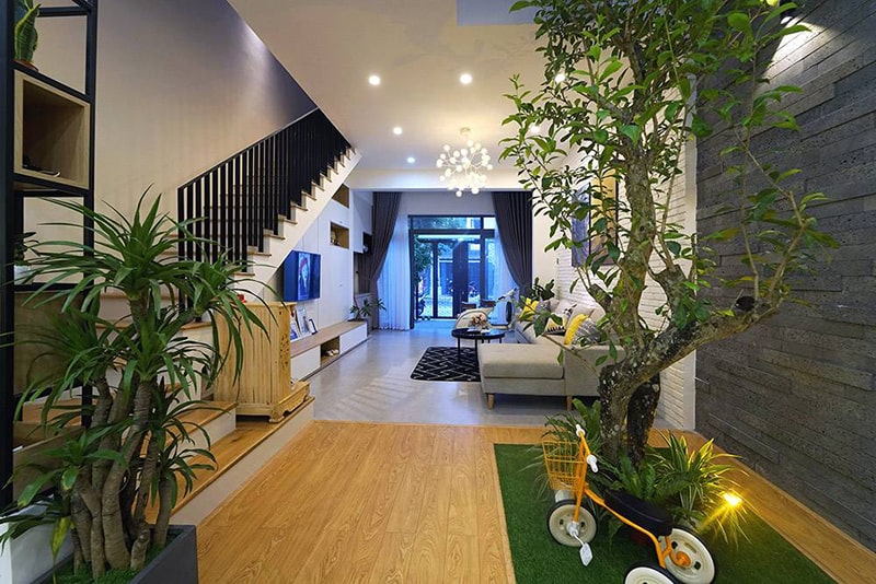 Thiết kế nhà ngang 6m dài 17m