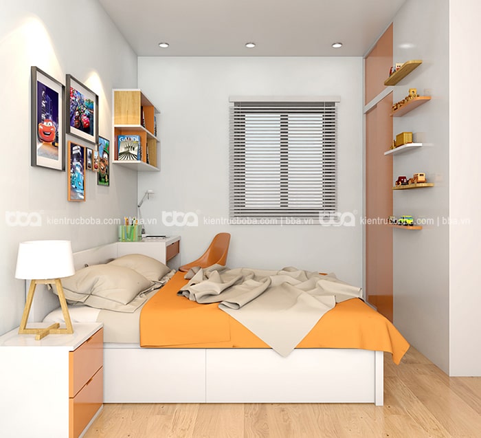 Thiết kế nội thất nhà 2 tầng 45m2