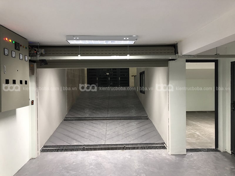 Mẫu thiết kế nhà phố có tầng hầm chìm