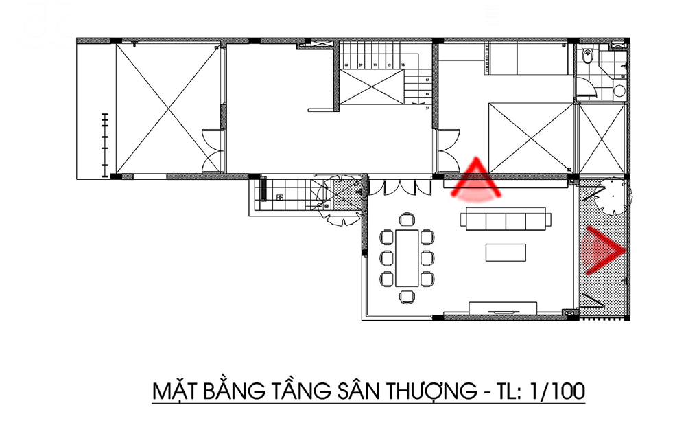 Mẫu thiết kế biệt thự góc 3 tầng 2 mặt tiền