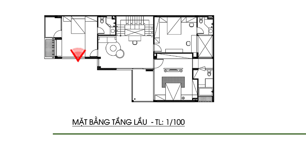 Mẫu thiết kế biệt thự góc 3 tầng 2 mặt tiền