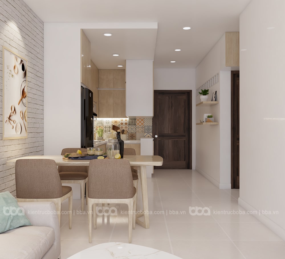 Thiết kế nội thất căn hộ chung cư Conic Bình Chánh