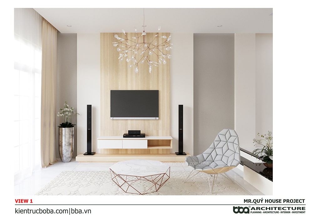 Mẫu nhà ống 3 tầng sân thượng 4x15