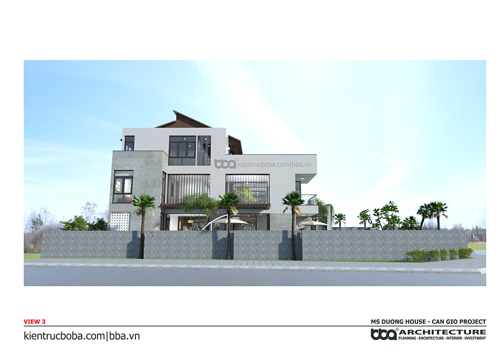 Mẫu thiết kế biệt thự 3 tầng đẹp