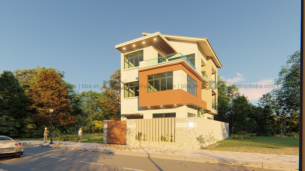 Mãu thiết kế biệt thự 3 tầng đẹp