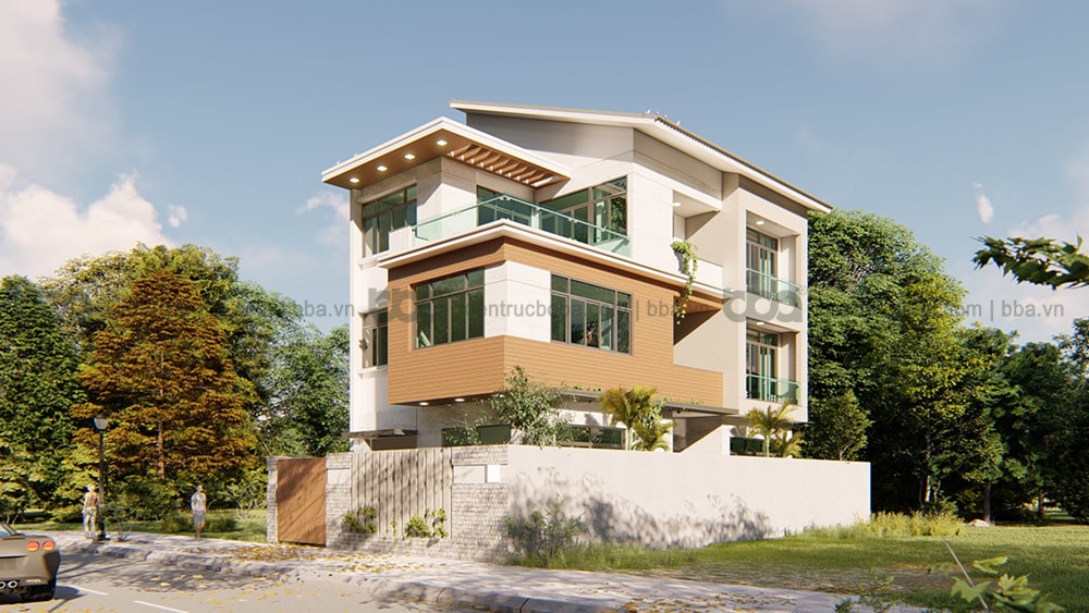 Mãu thiết kế biệt thự 3 tầng đẹp