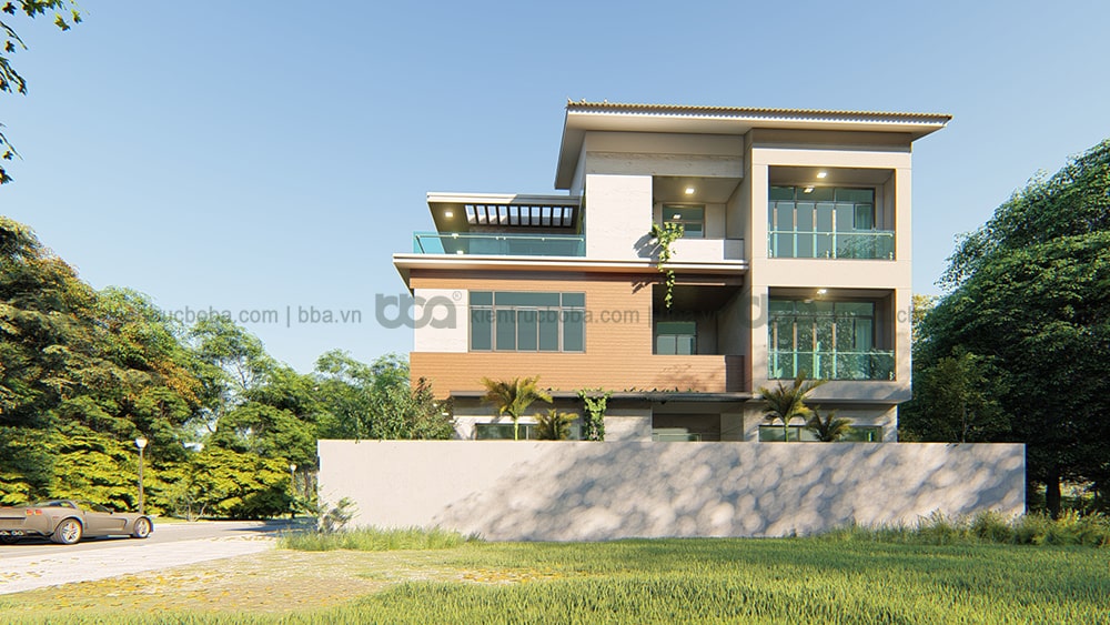 Mãu thiết kế biệt thự 3 tầng đẹp