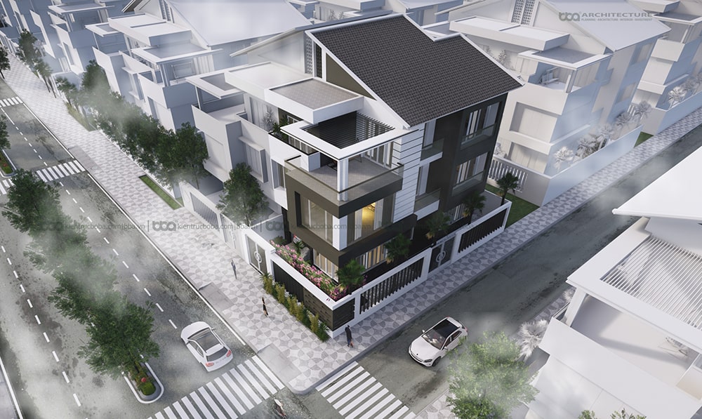 Mẫu thiết kế biệt thự 3 tầng đẹp
