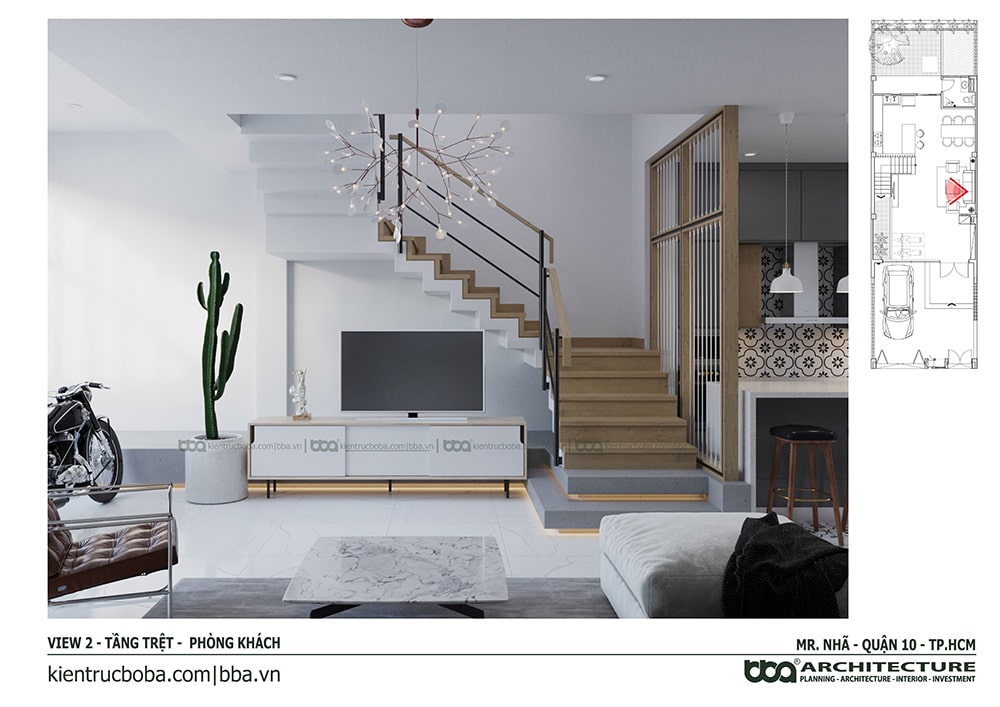 Thiết kế nội thất nhà Mr. Nhã | Quận 10 | Tp.HCM