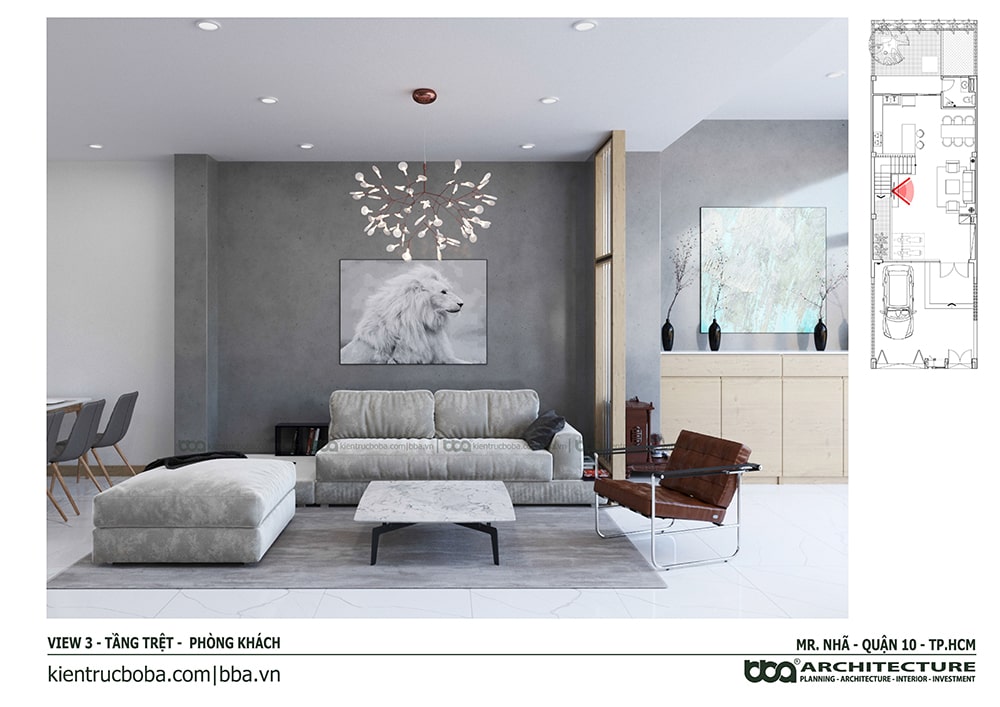 Thiết kế nội thất nhà Mr. Nhã | Quận 10 | Tp.HCM