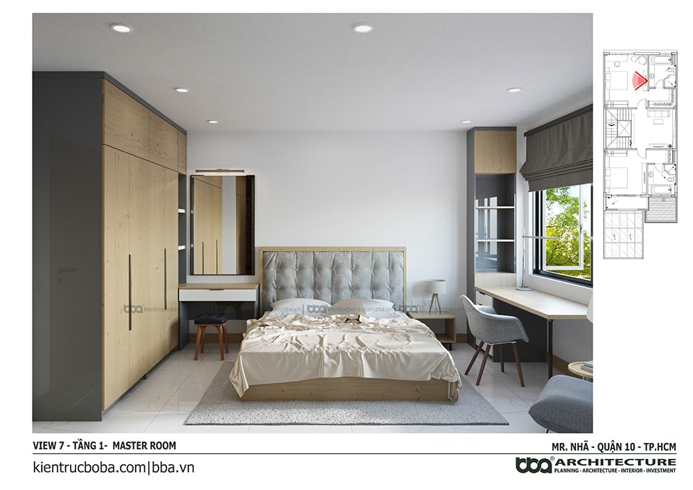 Thiết kế nội thất nhà Mr. Nhã | Quận 10 | Tp.HCM